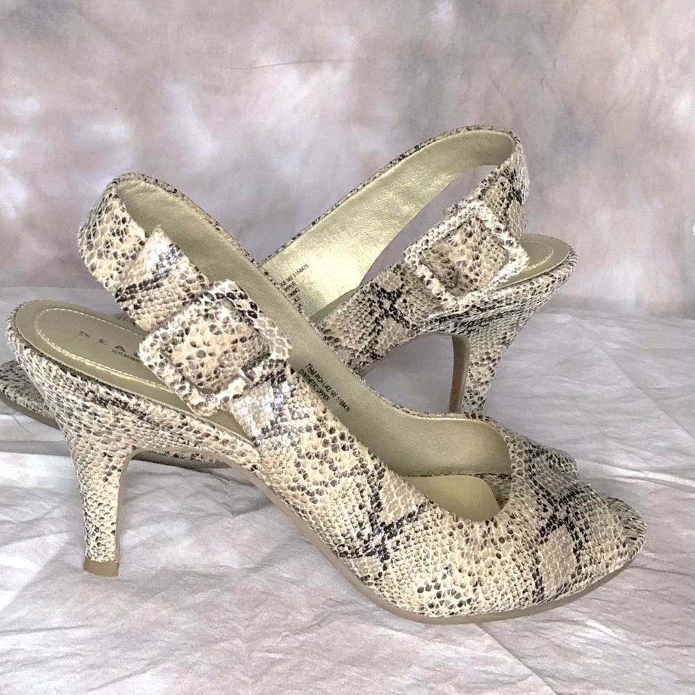 Kenneth Cole Reaction Shoes Faux Reptile Size 7.5